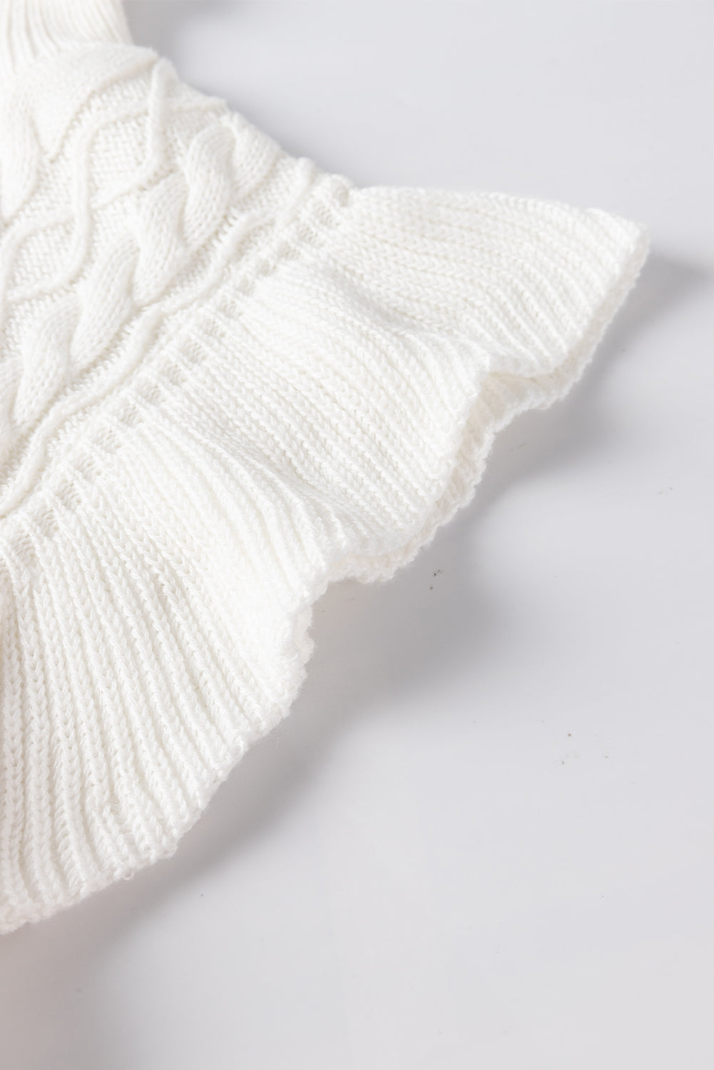 Women's Cable Knit Turtleneck Sweater Top