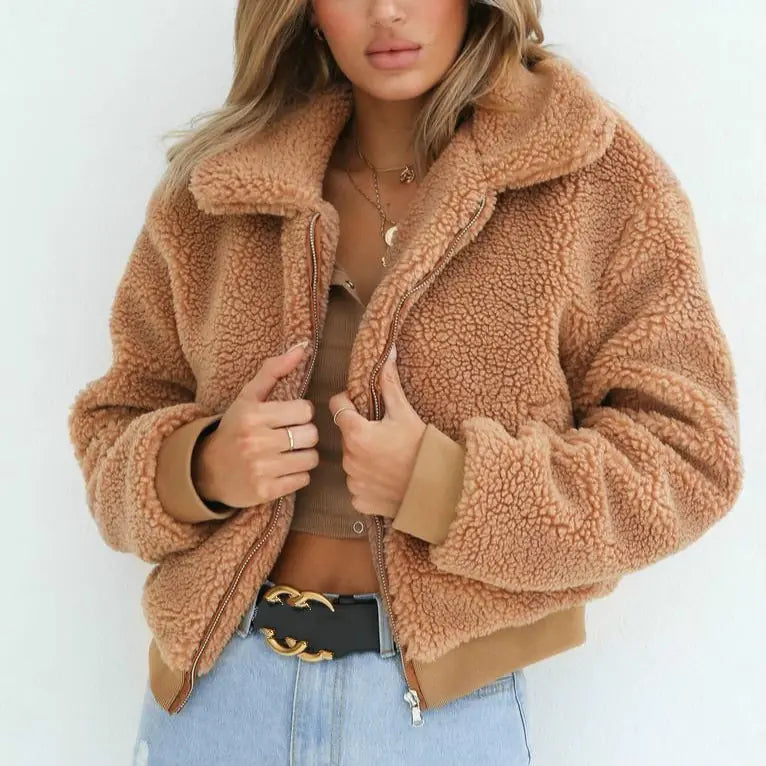 Women's Chic Winter Fleece Coat
