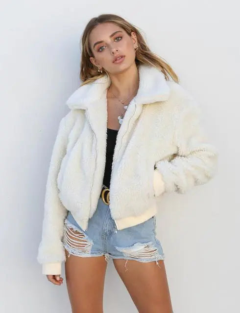 Women's Chic Winter Fleece Coat