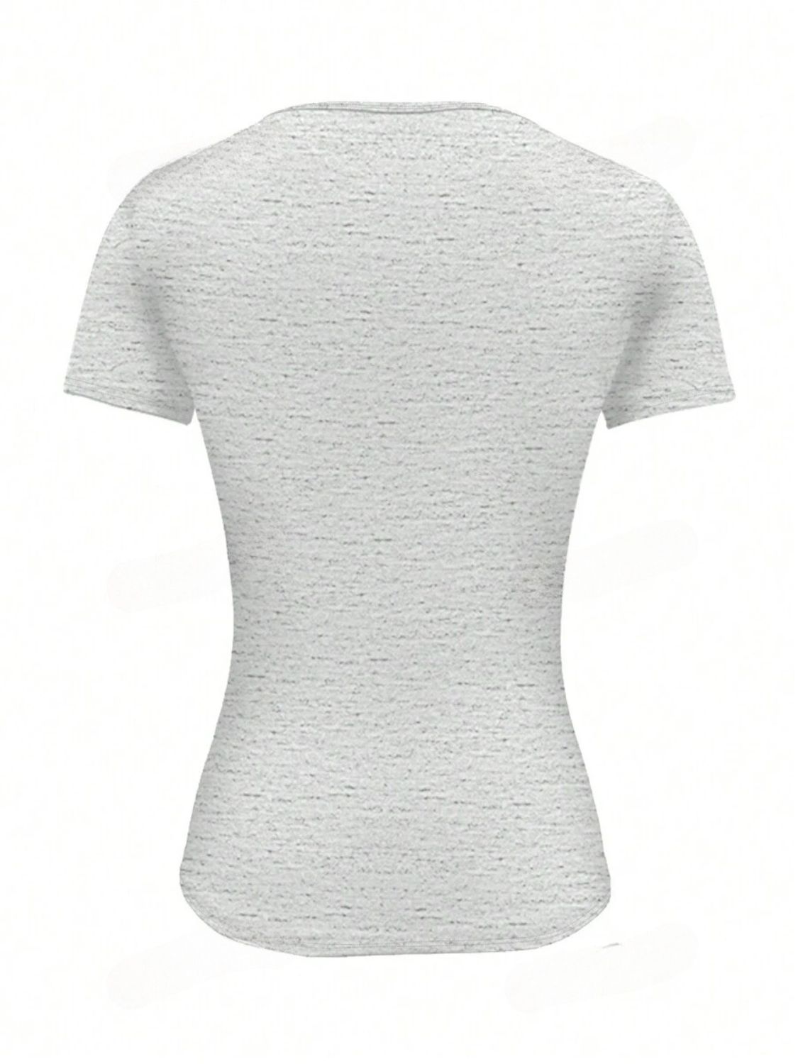 Women's Round Neck Short Sleeve T-Shirt