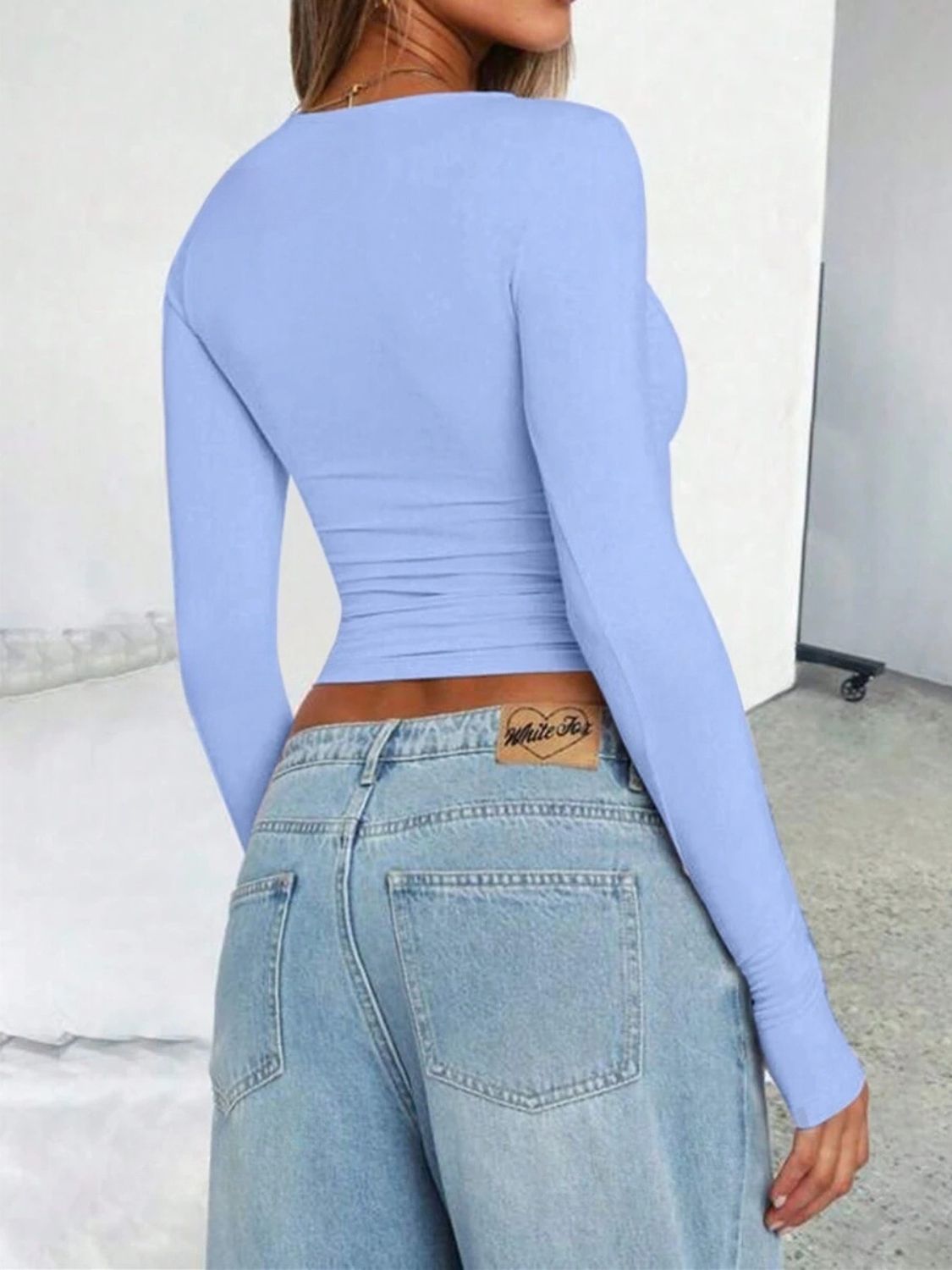 Women's Round Neck Long Sleeve T-Shirt