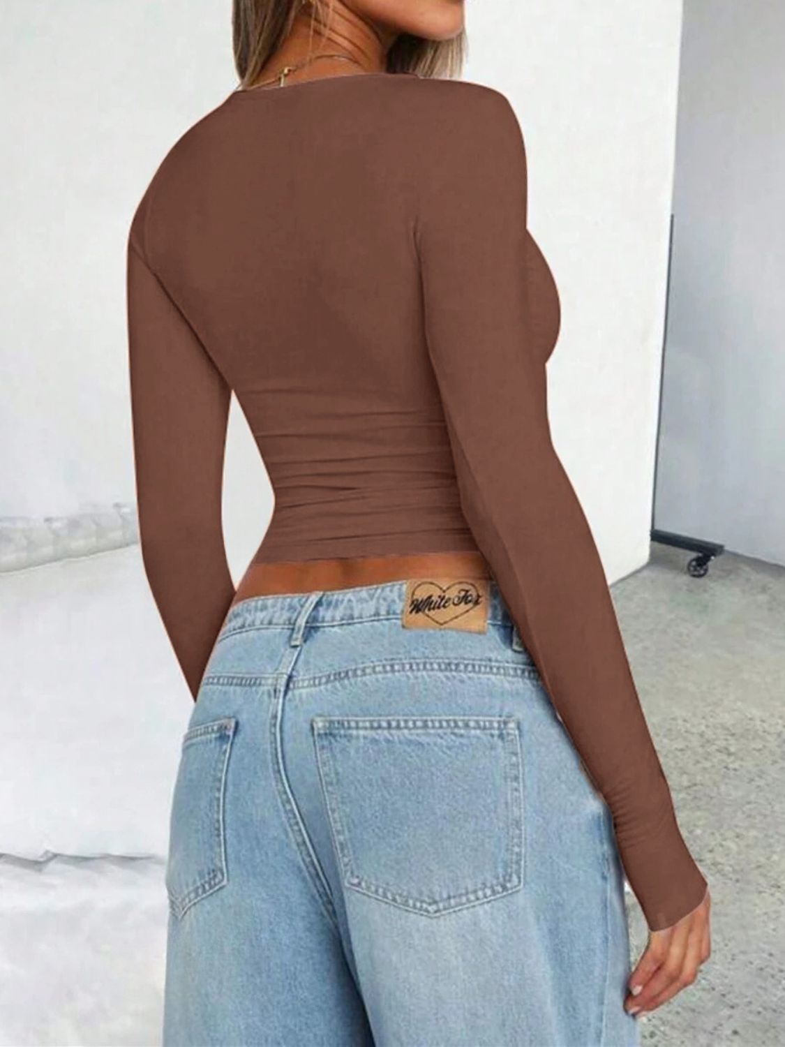 Women's Round Neck Long Sleeve T-Shirt