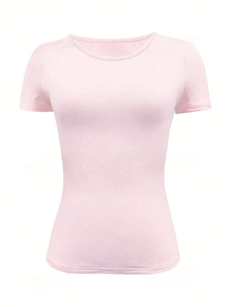 Women's Round Neck Short Sleeve T-Shirt