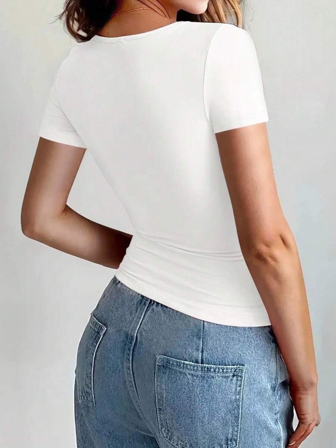 Women's Round Neck Short Sleeve T-Shirt