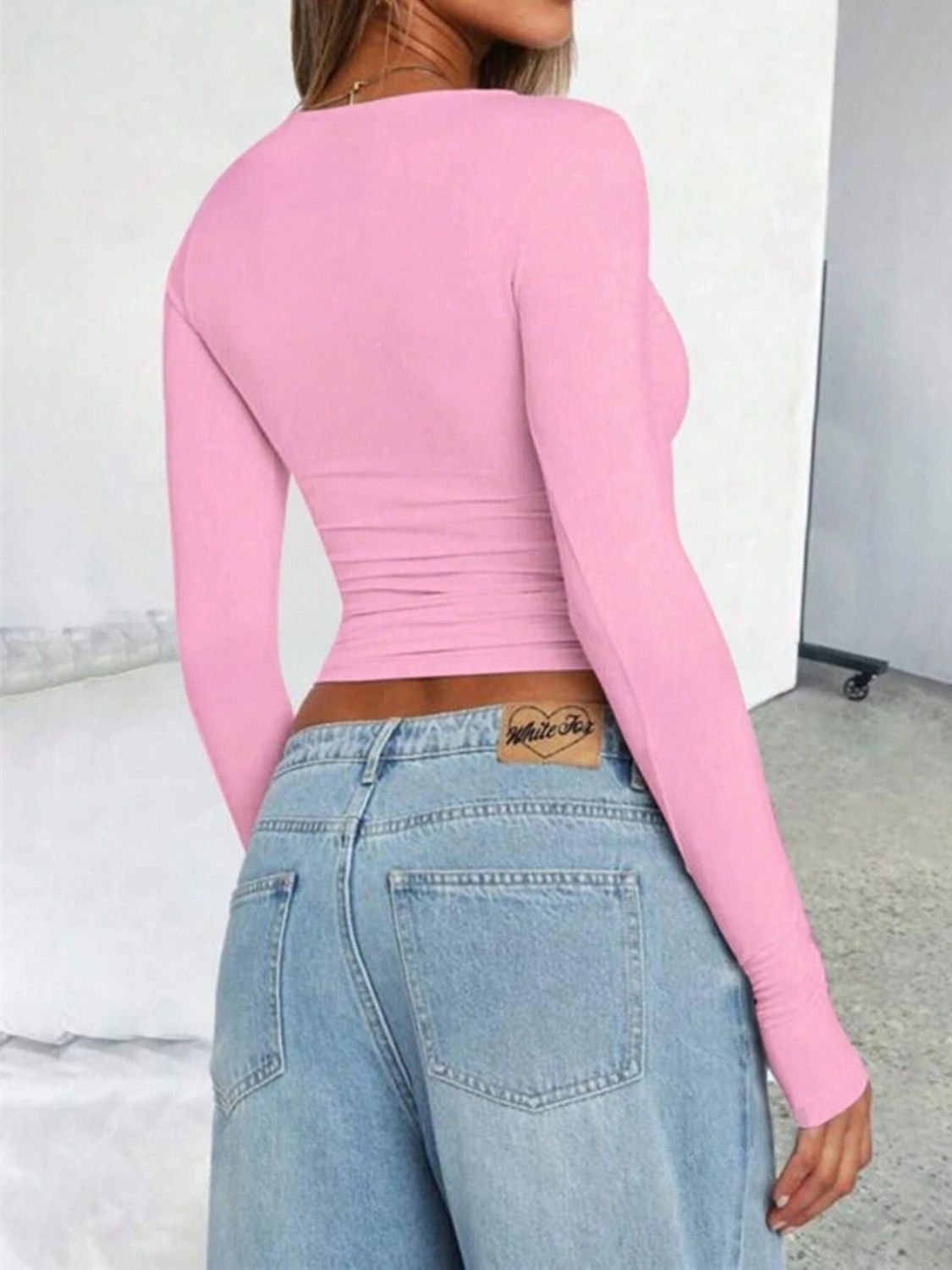 Women's Round Neck Long Sleeve T-Shirt