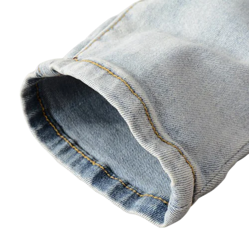 Men's Light Blue Ripped Jeans