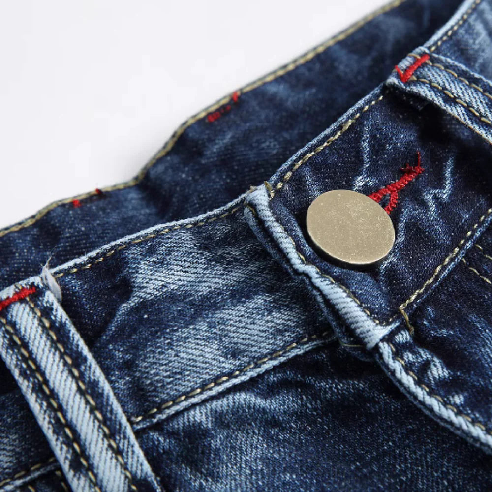 Men's Fashionable Ripped Skinny Jeans