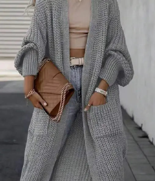 Women's Chic Knit Cardigan Coat