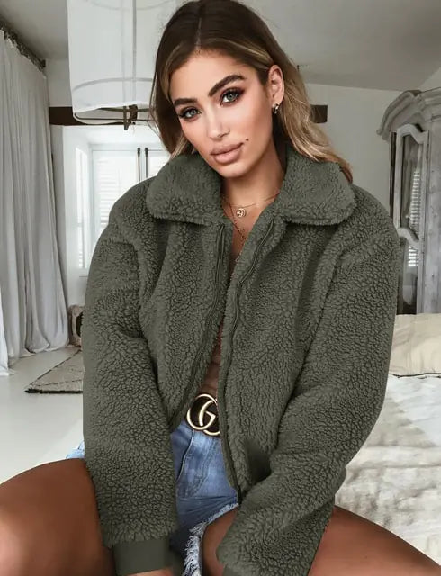Women's Chic Winter Fleece Coat