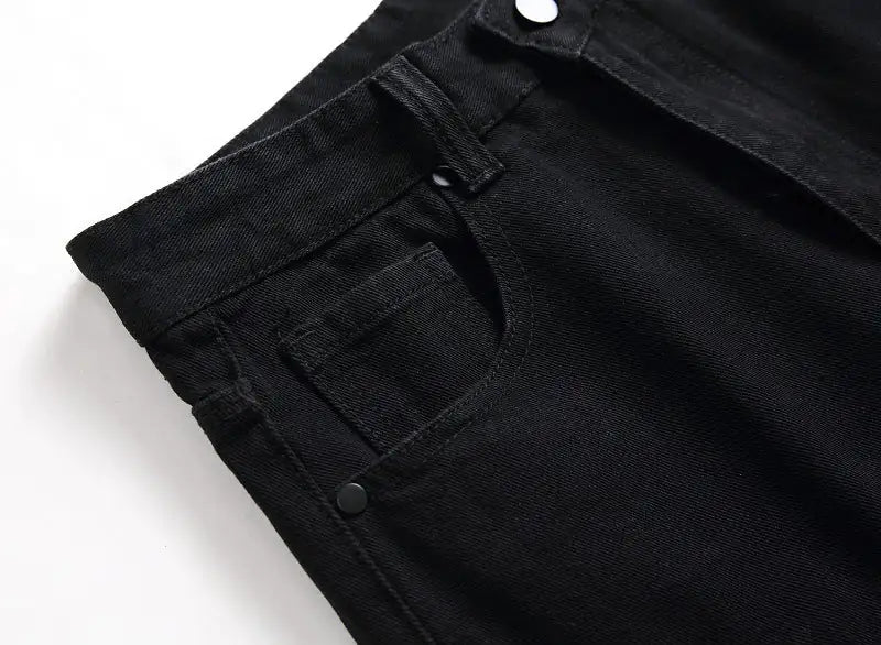 Men's Sleek Black Skinny Jeans