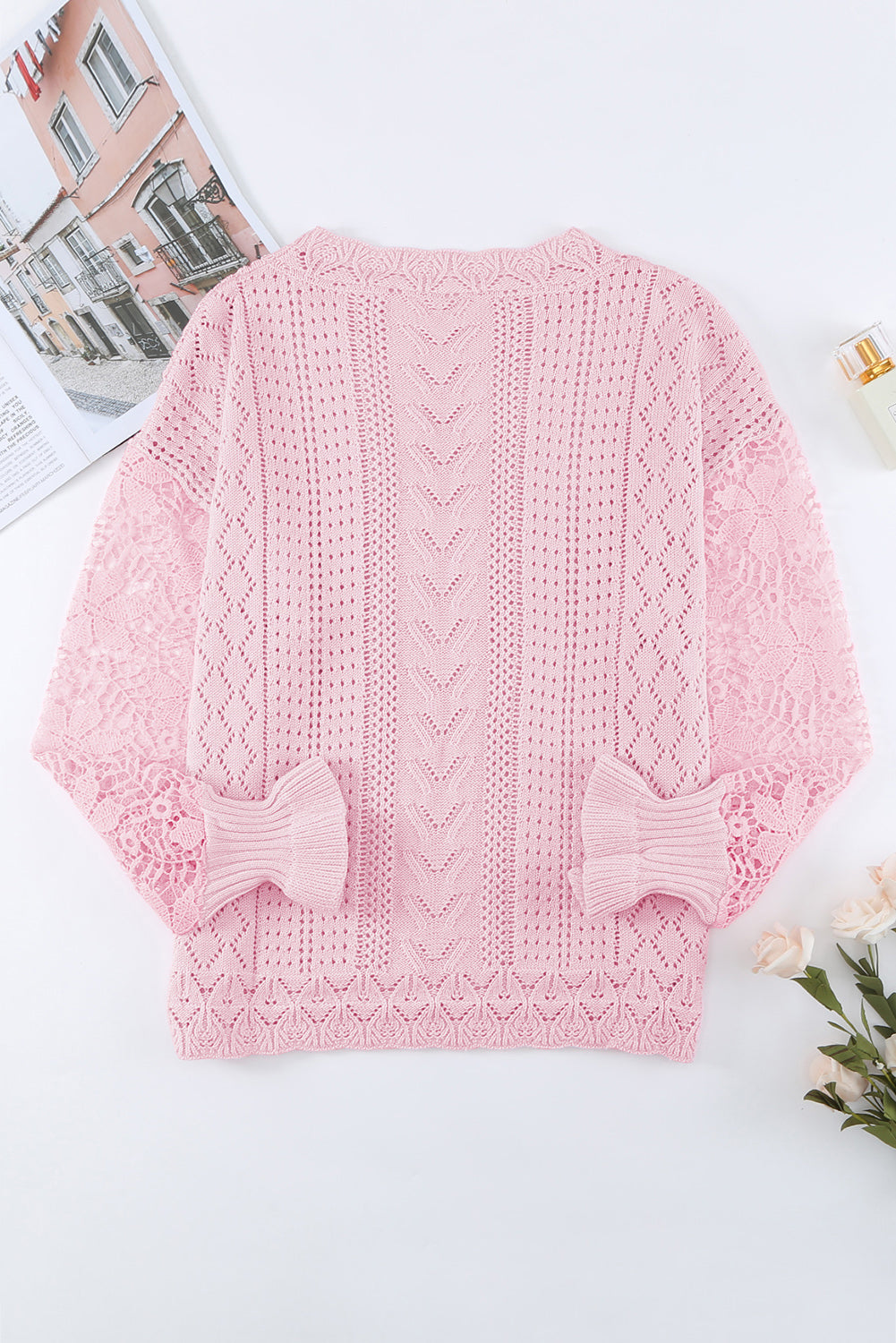 Women's Round Neck Long Sleeve Sweater Top