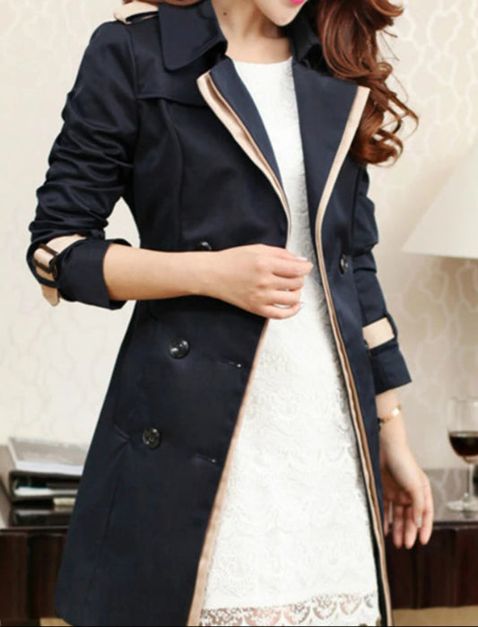 Women's Autumn Double-Breasted Trench Coat