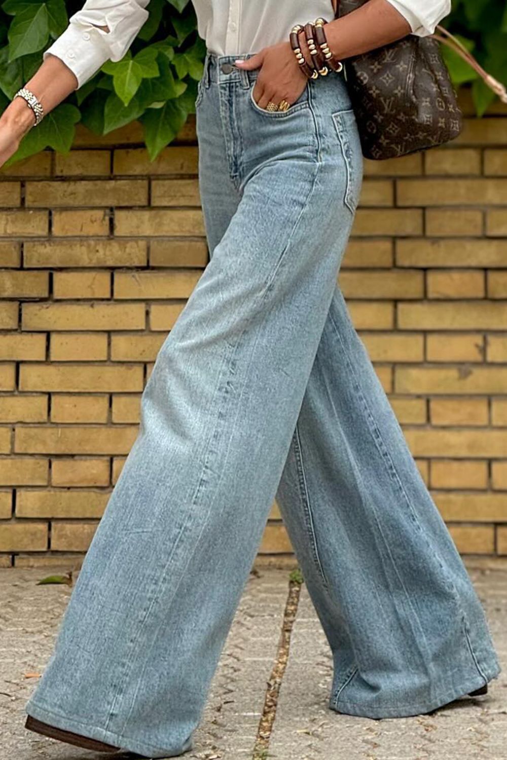 Women's Wide Leg Loose Fit Jeans