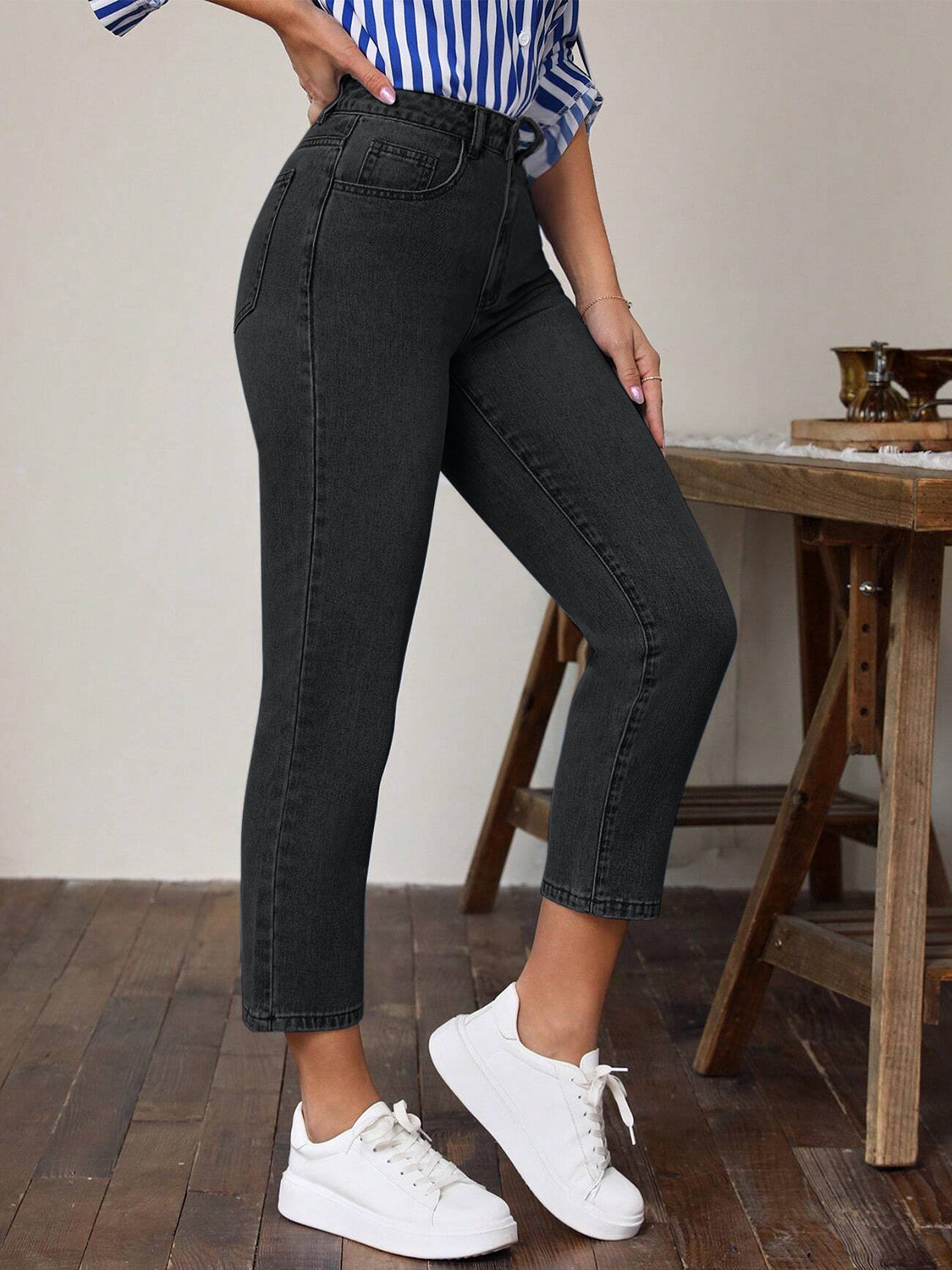 Women's Multipcket High Waist Jeans