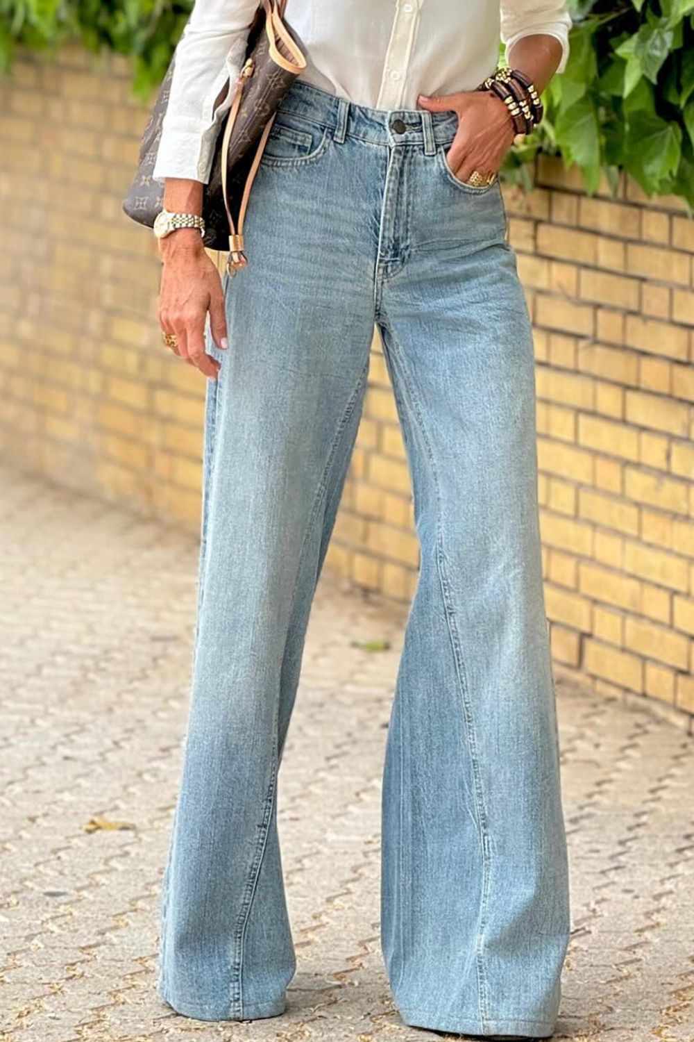 Women's Wide Leg Loose Fit Jeans