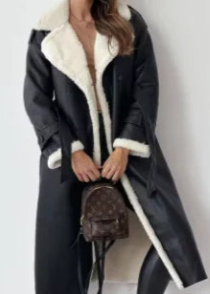 Women's Maillard Wear Composite Leather Plush Coat