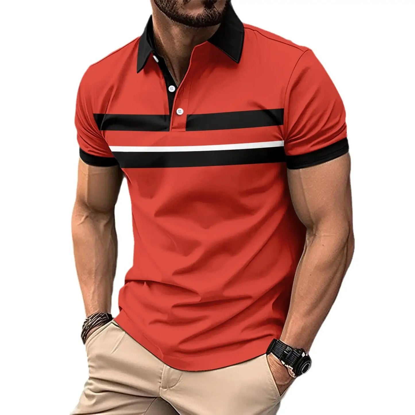 Men's Casual Collar Polo Shirt