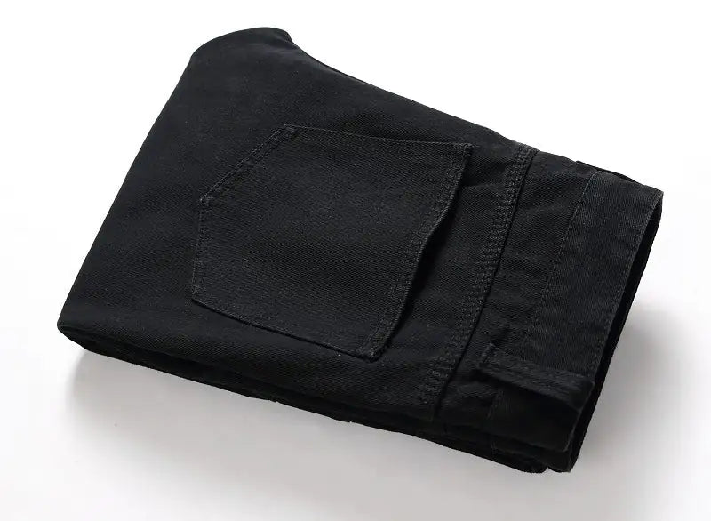 Men's Sleek Black Skinny Jeans