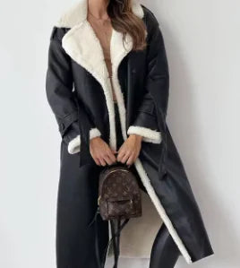 Women's Maillard Wear Composite Leather Plush Coat