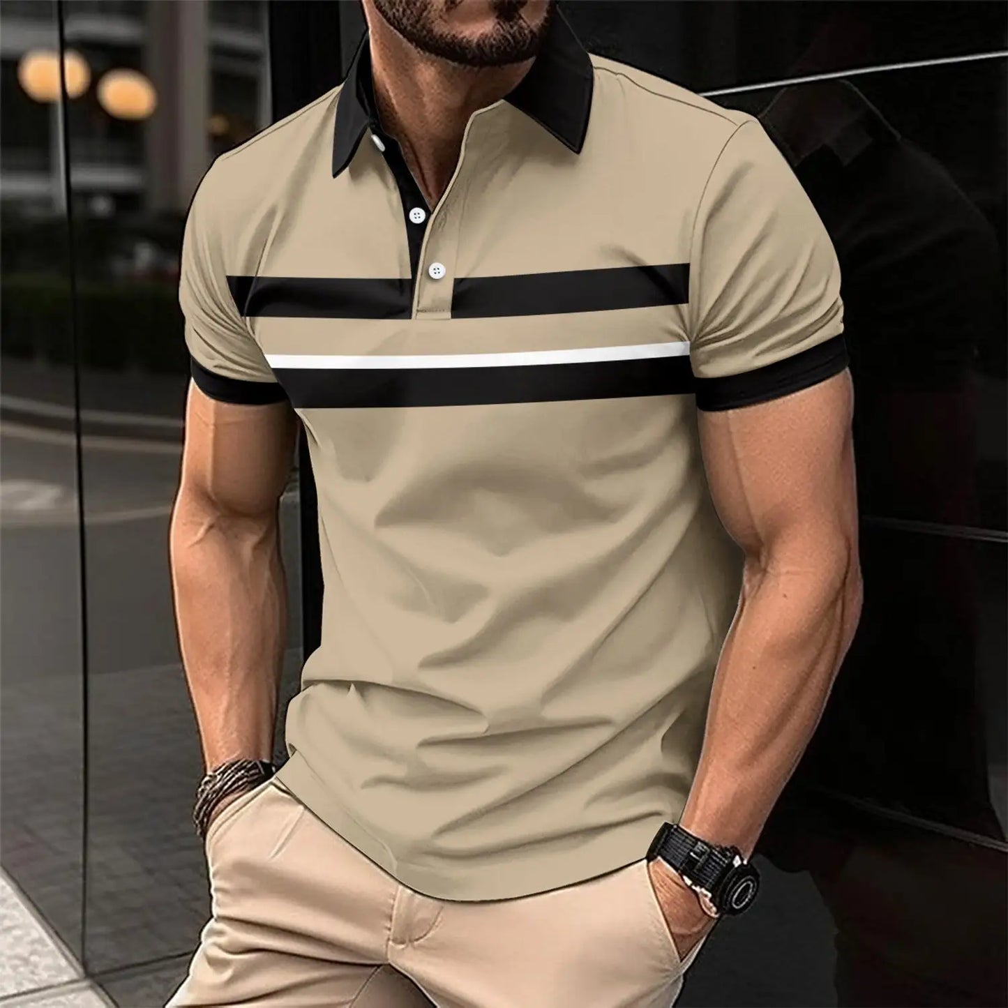 Men's Casual Collar Polo Shirt