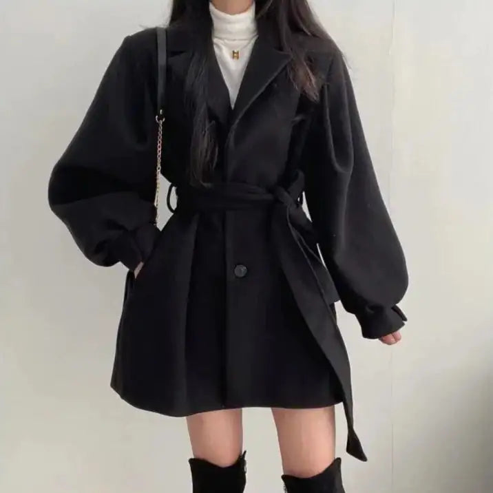 Women's Thickened Wool Coat