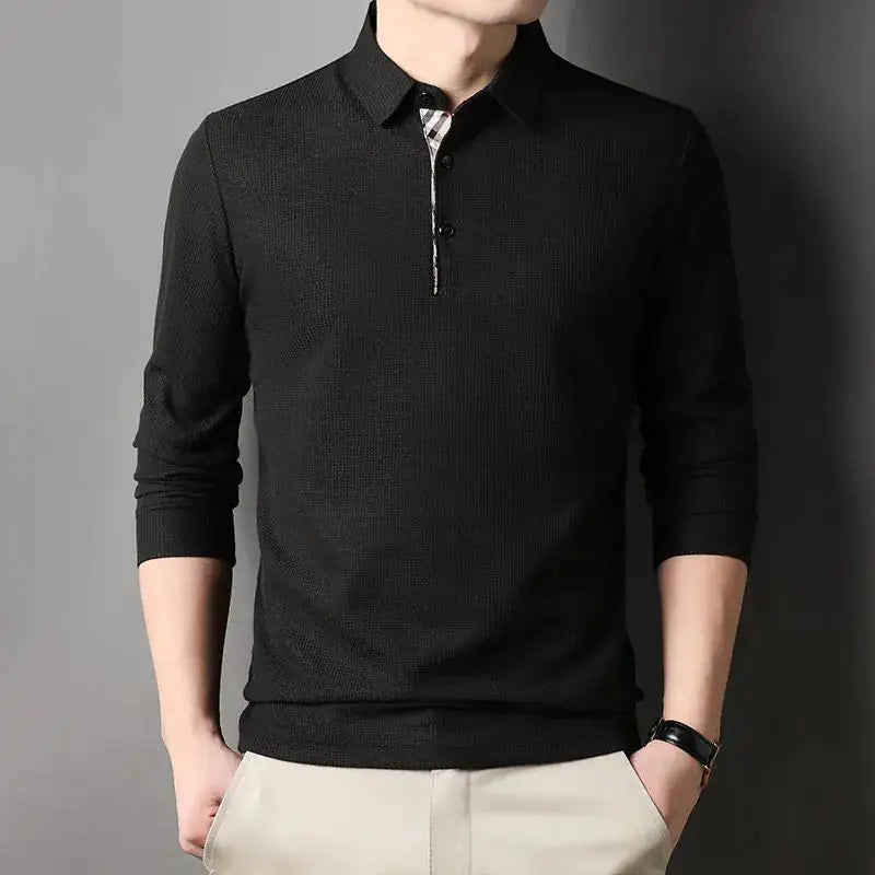 Men's Long Sleeve Polo Shirt