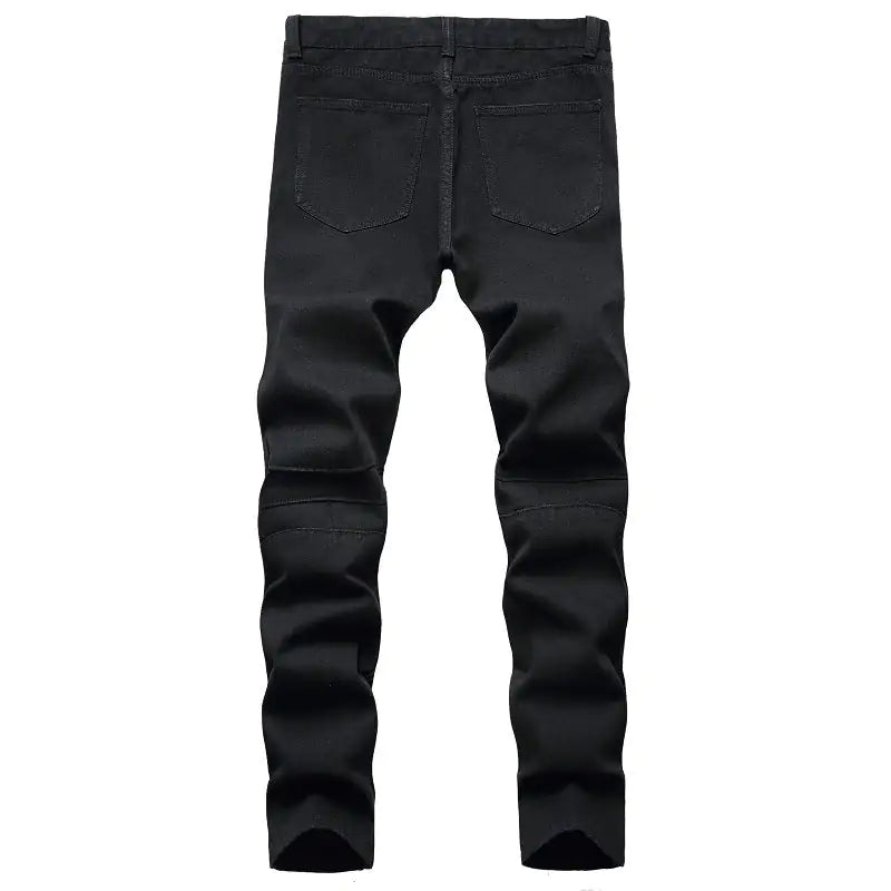 Men's Sleek Black Skinny Jeans