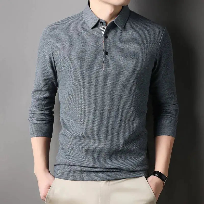 Men's Long Sleeve Polo Shirt