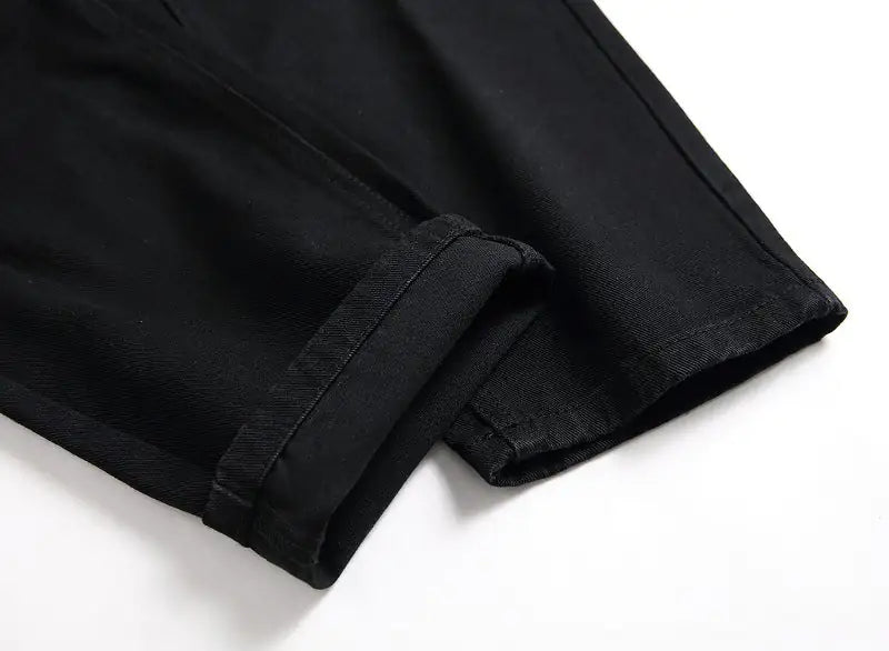 Men's Sleek Black Skinny Jeans