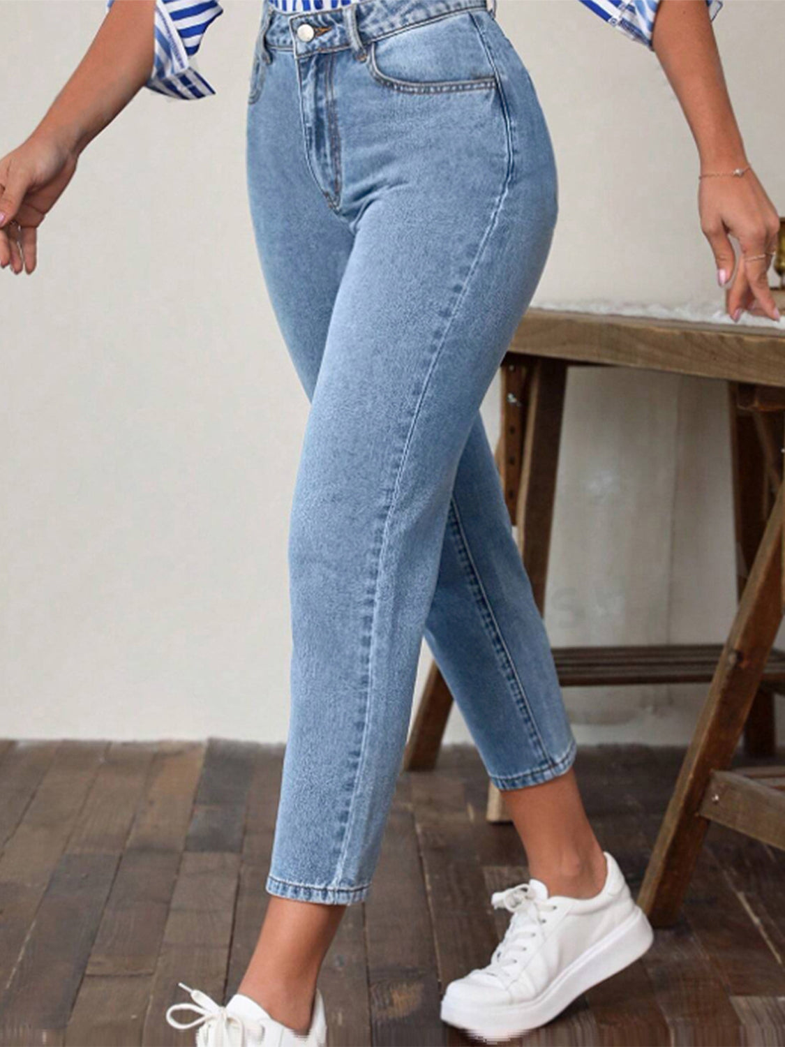 Women's Multipcket High Waist Jeans