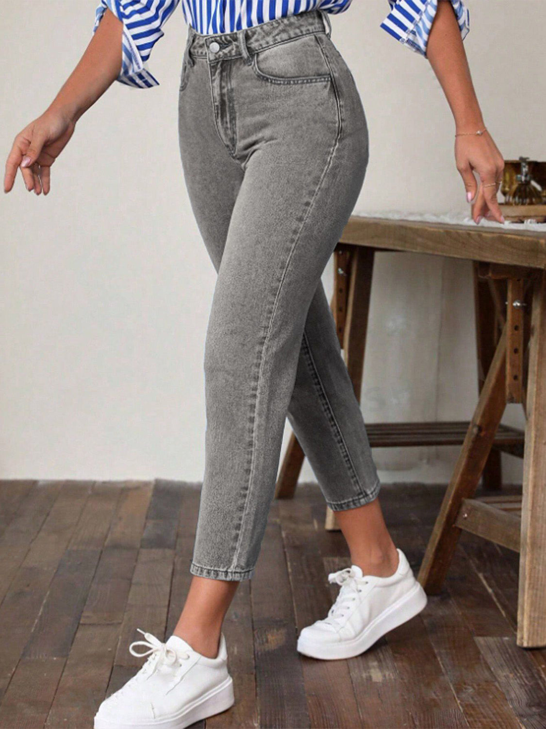 Women's Multipcket High Waist Jeans