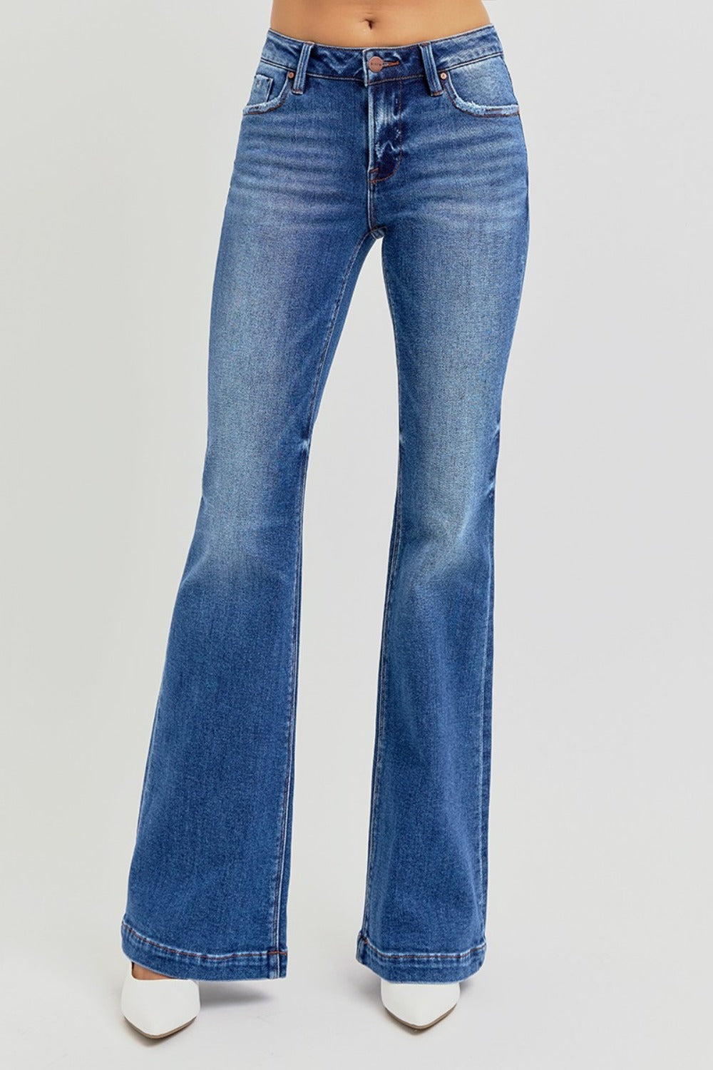 Women's Low Rise Flare Jeans