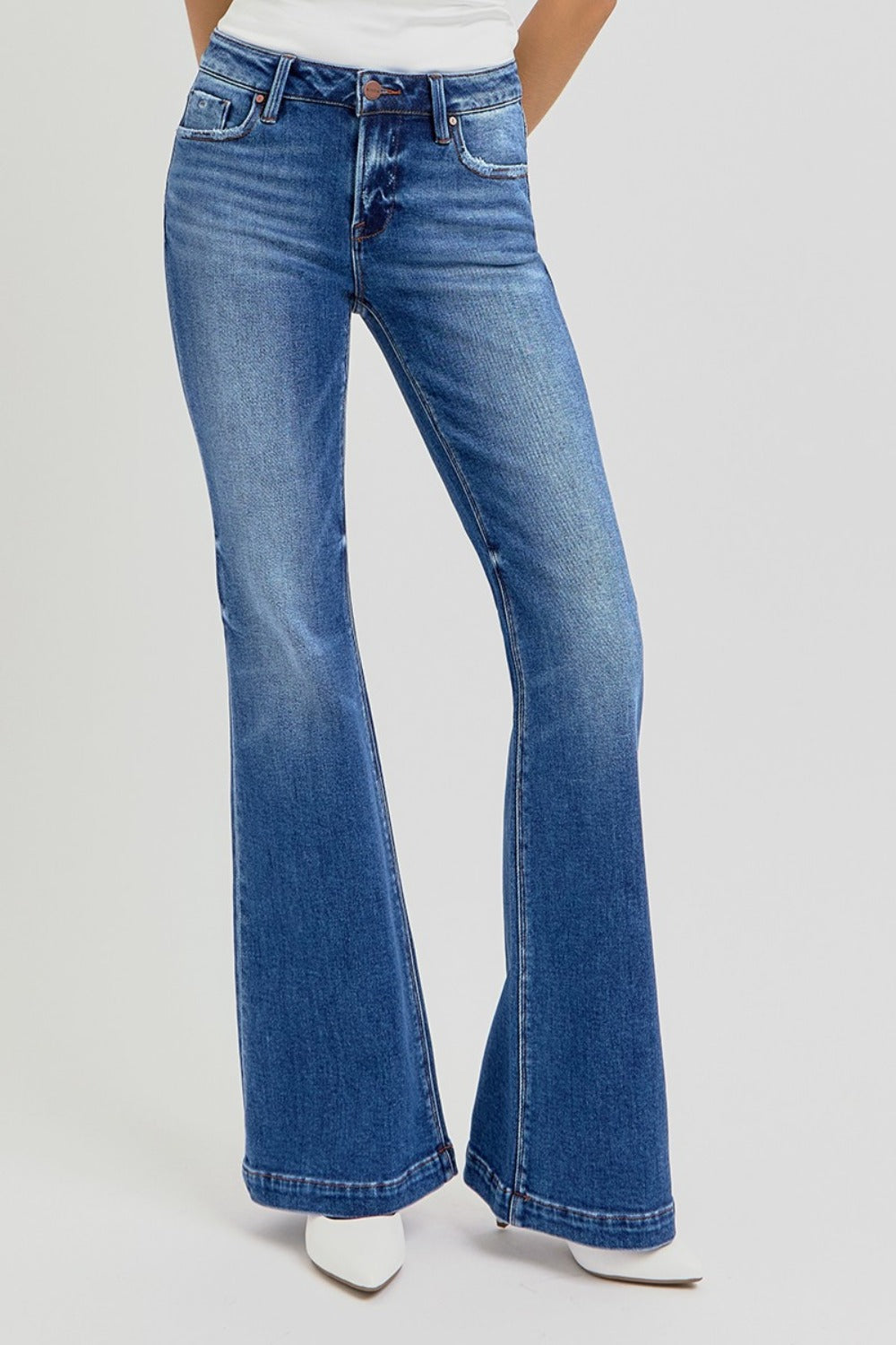 Women's Low Rise Flare Jeans