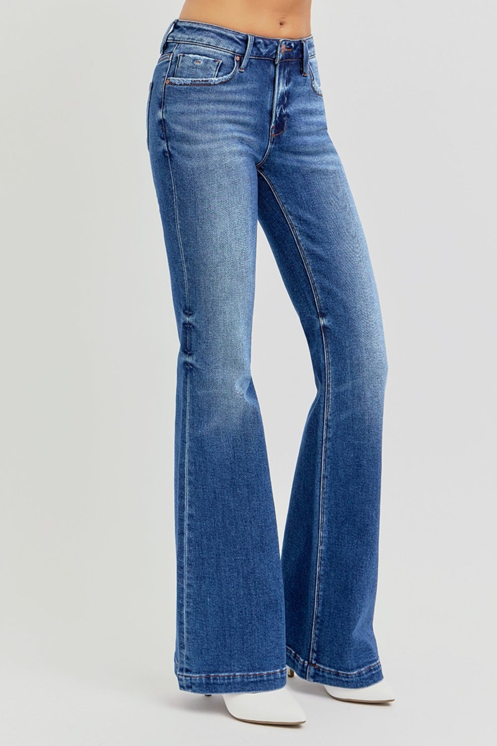 Women's Low Rise Flare Jeans