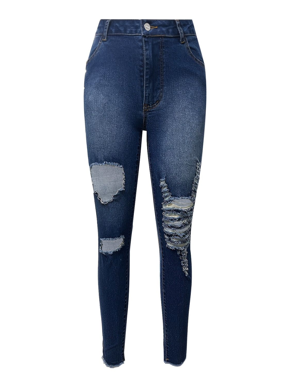 Women's Distressed Skinny Jeans