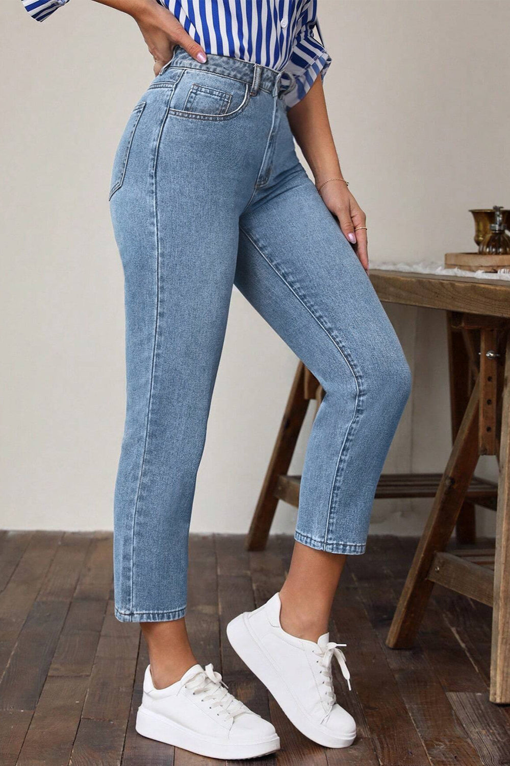 Women's Multipcket High Waist Jeans