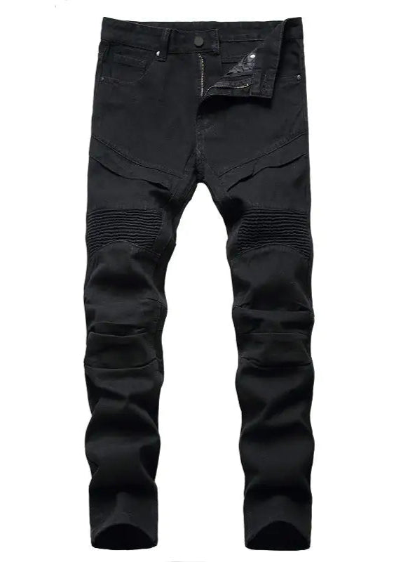 Men's Sleek Black Skinny Jeans