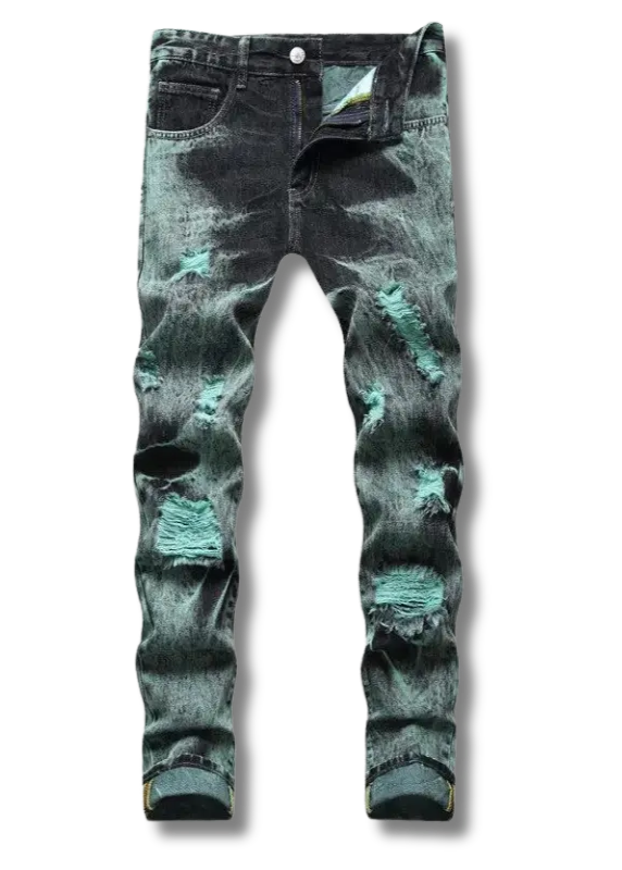 Men's Visionary Ripped Denim Jeans