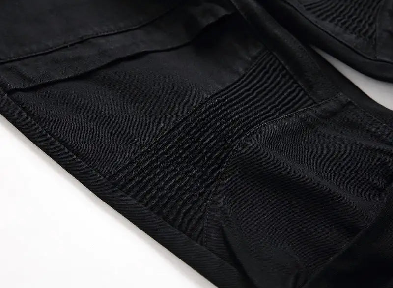 Men's Sleek Black Skinny Jeans